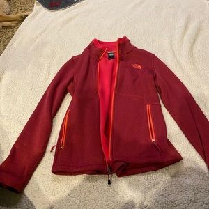 North face zip up jacket